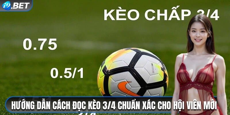 Hướng dẫn cách đọc kèo 3/4 chuẩn xác cho hội viên mới