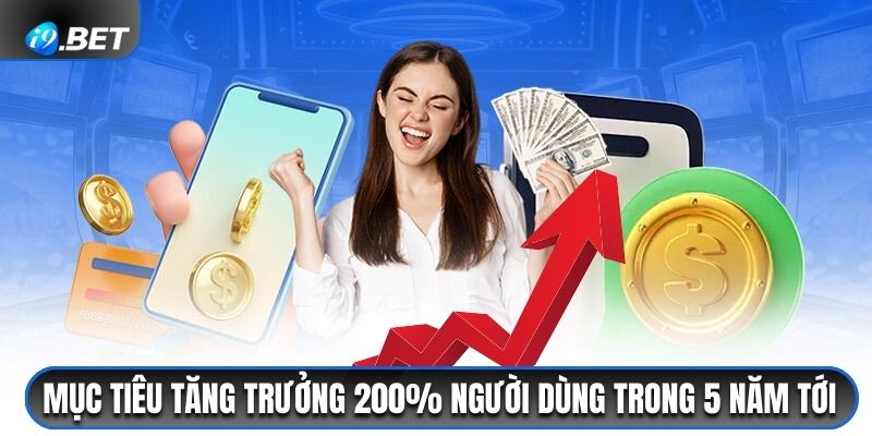 Mục tiêu tăng trưởng 200% người dùng trong 5 năm tới