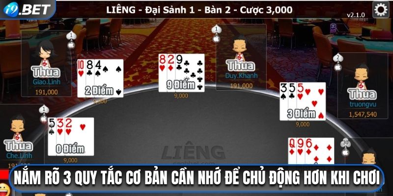 Nắm rõ 3 quy tắc cơ bản cần nhớ để chủ động hơn khi chơi